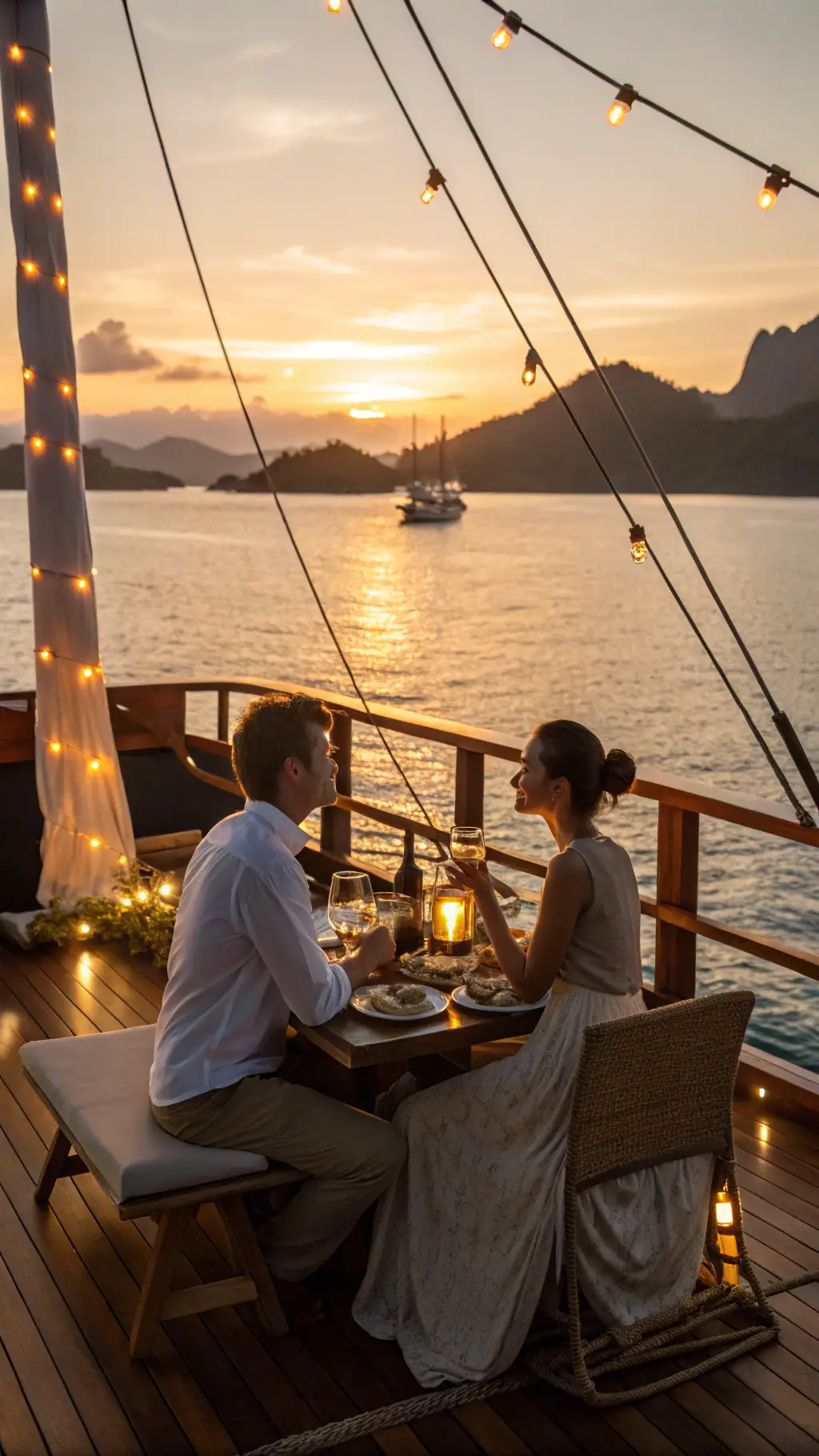 Romantic Sunset in lombok | Lombok Yacht | Lombok Yacht