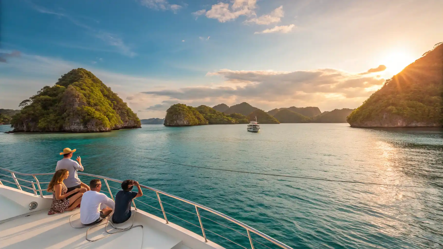 sunset in gili lombok | Lombok Yacht