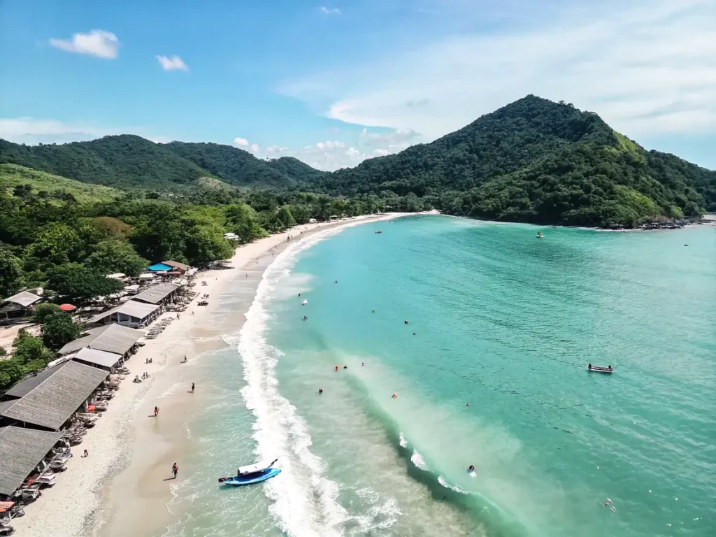 Selong Belanak beach on the south coast of Lombok